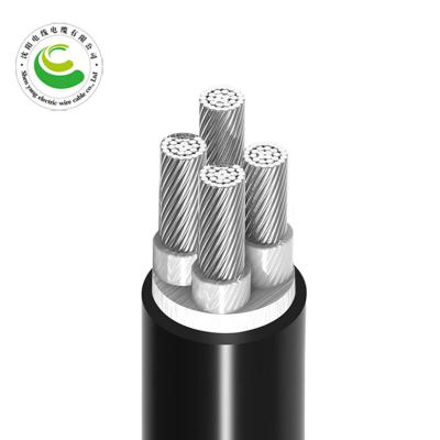 4芯  ZR-YJLV  4*10mm²--4*300mm² 铝芯交联聚乙烯绝缘聚氯乙烯护套电力电缆 铝芯电力电缆