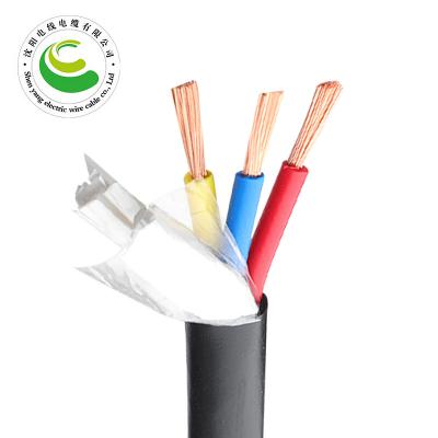 3芯  ZR-YJV 3*0.5mm²--3*6mm² 铜芯聚氯乙烯绝缘聚乙烯护套控制软电缆  铜芯电缆