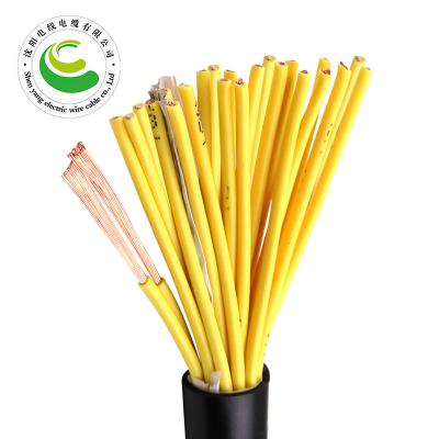 24芯  ZR-YJV 24*0.5mm²--24*2.5mm² 铜芯聚氯乙烯绝缘聚乙烯护套控制软电缆  铜芯电