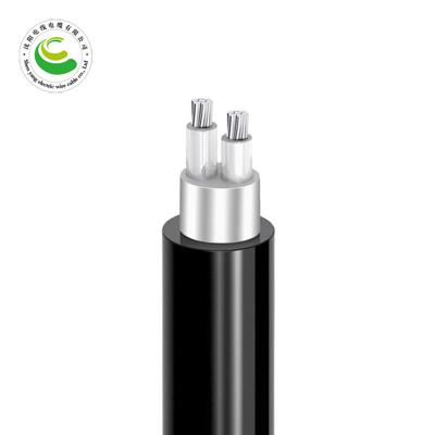 2芯  ZR-YJLV22  2*10mm²--2*35mm² 铝芯交联聚乙烯绝缘聚氯乙烯护套铠装电力电缆 铝芯电力电缆