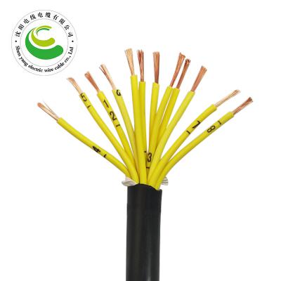 12芯  ZR-YJV 12*0.5mm²--12*2.5mm² 铜芯聚氯乙烯绝缘聚乙烯护套控制软电缆  铜芯电缆