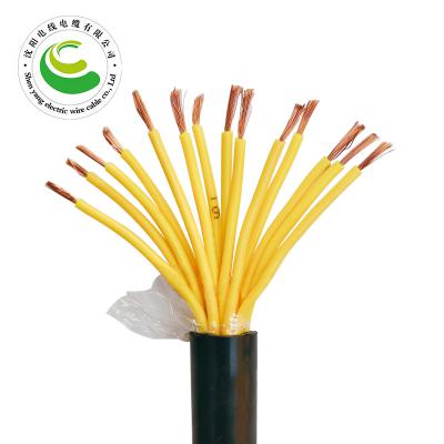 14芯  ZR-YJV 14*0.5mm²--14*2.5mm² 铜芯聚氯乙烯绝缘聚乙烯护套控制软电缆  铜芯电缆