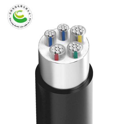 3+2芯  ZR-YJLV22  3*16+2*10mm²--3*300+2*150mm² 铝芯交联聚乙烯绝缘聚氯乙烯护套铠装电力电缆 铝芯电力电缆