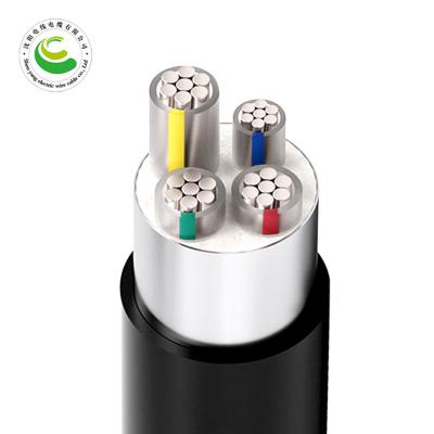 3+1芯  ZR-YJLV22  3*10+1*6mm²--3*300+1*150mm² 铝芯交联聚乙烯绝缘聚氯乙烯护套铠装电力电缆 铝芯电力电缆